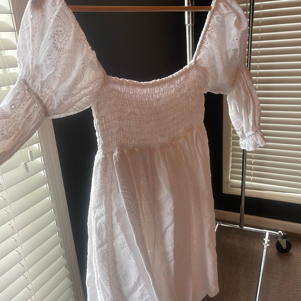 Misa Los Angeles White Mini Dress
